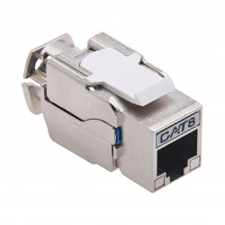 Cat8 Shielded Toolless Keystone Jack